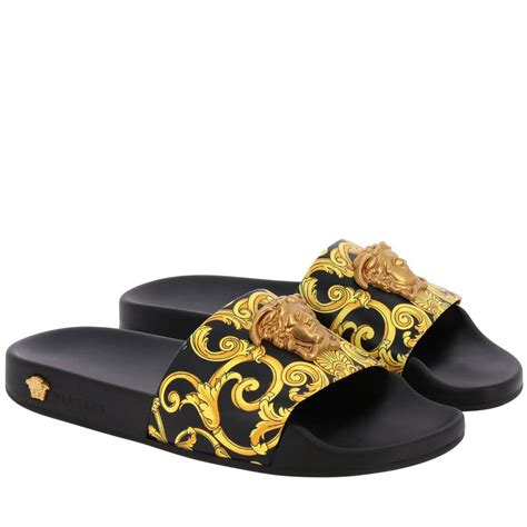 versace leather snapback|Versace Sandals for Women .